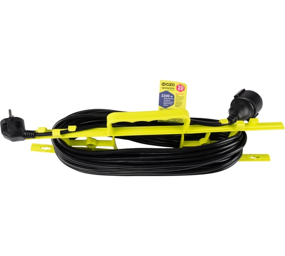 Изображение товара Удлинитель на рамке ФАZА CSG100-2000 с заземлением ПВС 3x1.0, 10А, IP20, 20м 5063884