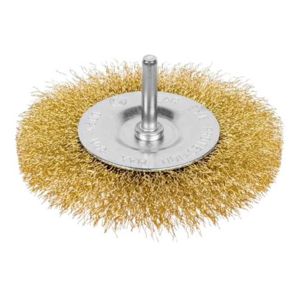 Изображение товара Корщетка-колесо 100 мм для дрели со шпилькой ООО ПКФ Сварком