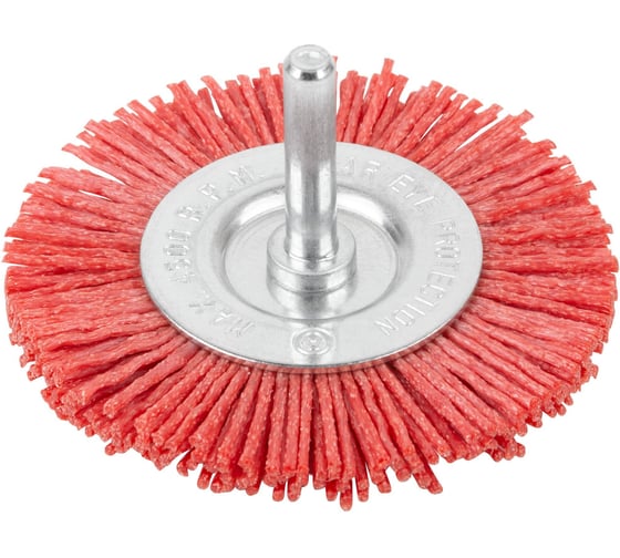 Изображение товара Корщетка-колесо ООО ПКФ Сварком 100мм нейлоновая со шпилькой (1 шт) Крепеж k00007652