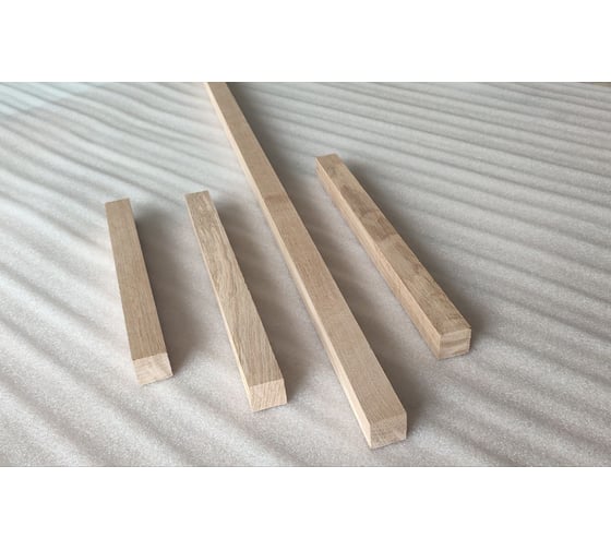 Изображение товара Дуб столярный MW 2 метра+ набор калиброванных брусков 30x30x200-1000, сорт Экстра ДС2м3030200-1000-Э