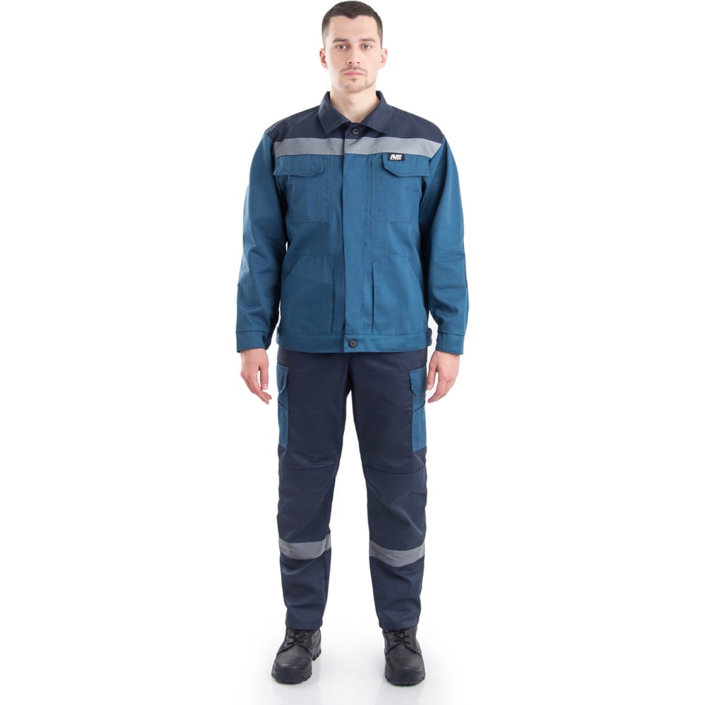 Изображение товара Летний мужской костюм-двойка NEW ENERGY Алькор 48-50 синего цвета