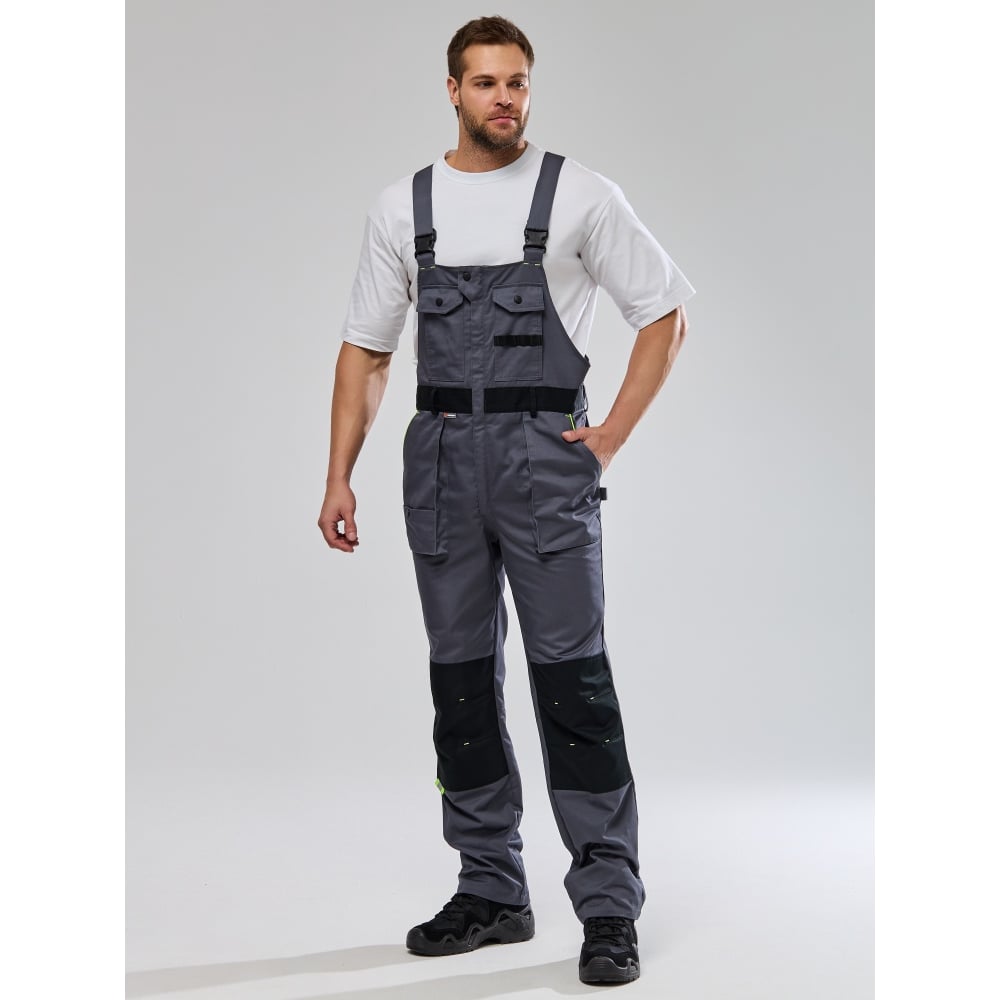 Изображение товара Мужской летний полукомбинезон из смесовой ткани, размер 104-108