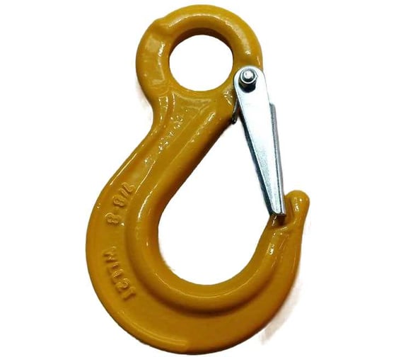 Изображение товара Крюк с проушиной ООО «Грузовые стропы» 2.0 тонны, 8 мм, 8 класс КРП2ГС