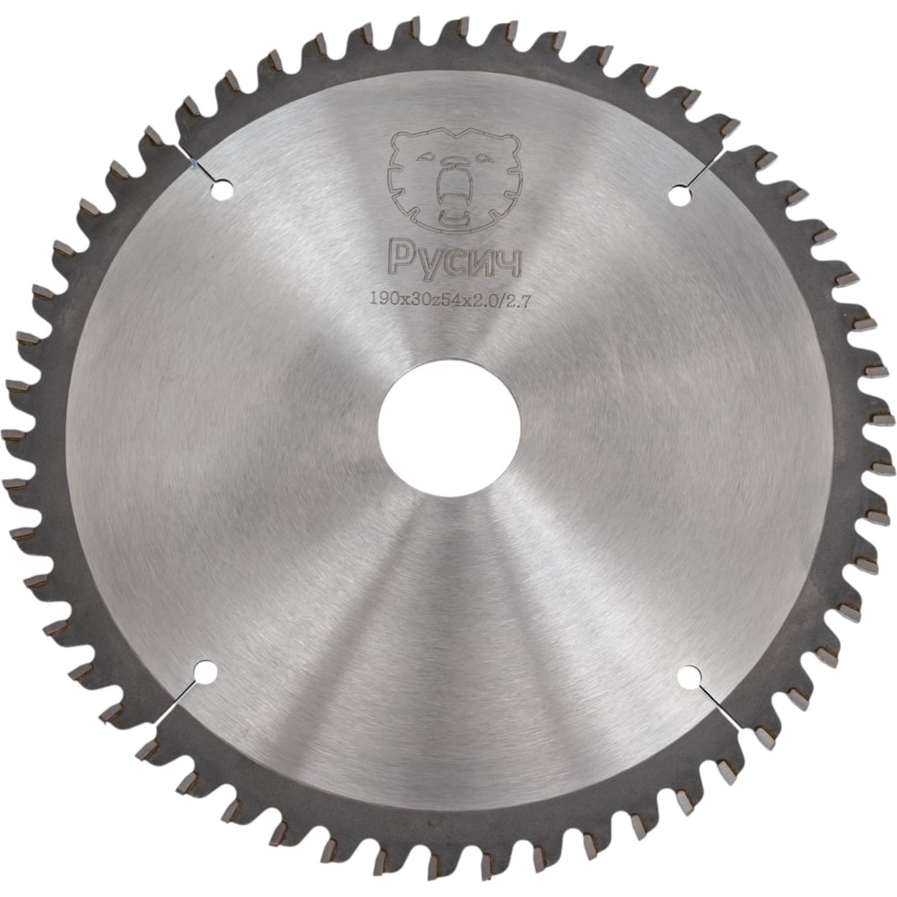 Изображение товара Дисковая пила для сэндвич-панелей Русич 190x2.0/2.7x54T x 30 мм профессиональный диск