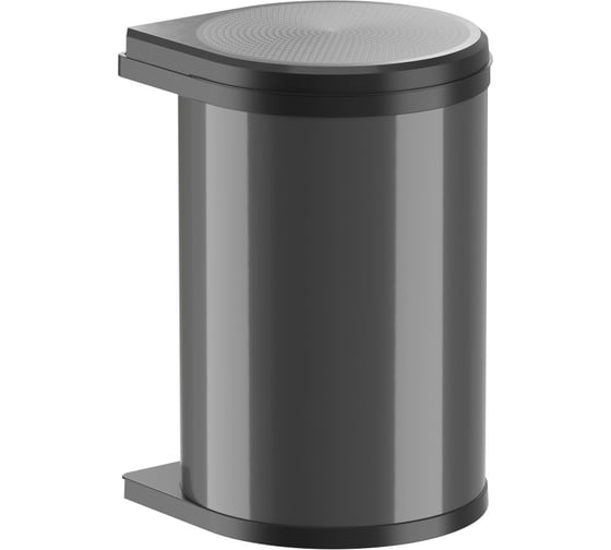 Изображение товара Ведро навесное для мусора ALVEUS Mono 20 л, круглое, черное 3520071