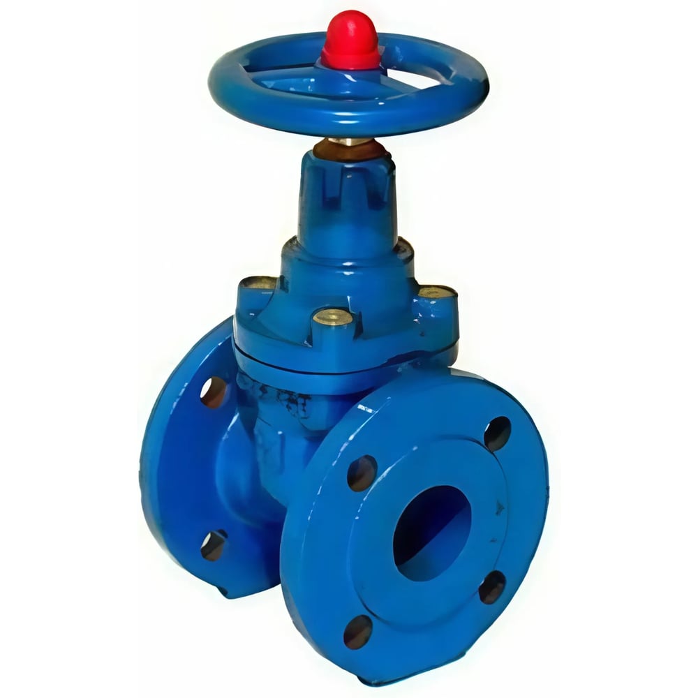 Изображение товара Клиновая задвижка диаметром 80 мм из чугуна штурвал управление