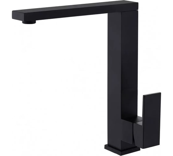 Изображение товара Смеситель для кухни однорычажный Agger ALFI черный AL03-00144