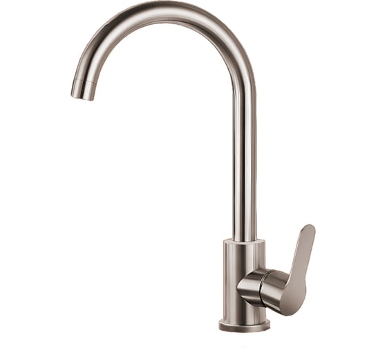 Изображение товара Смеситель для кухни однорычажный Agger ALFI никель AL01-00333