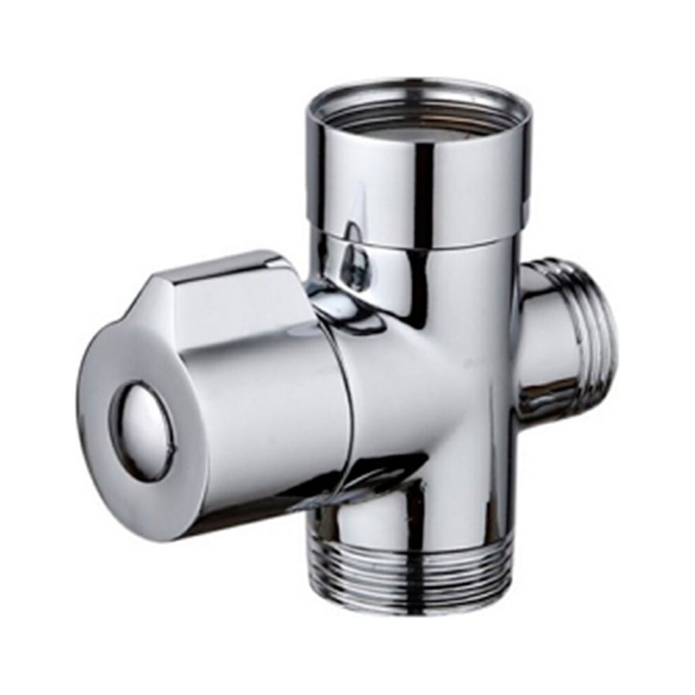 Изображение товара Поворотный дивертор из цинкового сплава с глянцевым покрытием, 2 выхода