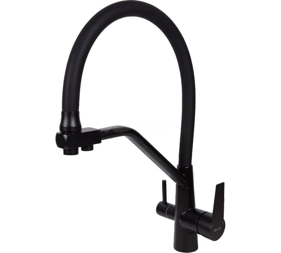 Изображение товара Смеситель BOND для кухни с краном для питьевой воды черный матовый B64-0488
