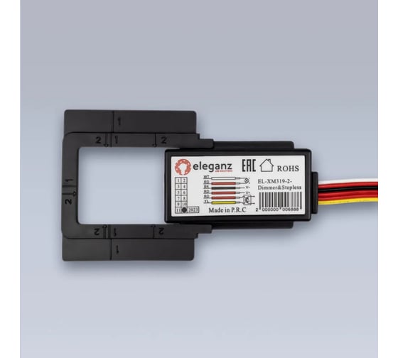 Изображение товара Диммируемый сенсорный выключатель для зеркал Eleganz 12/24V 5А NEW-STANDARD, 5м EL-XM319-1-Dimmer