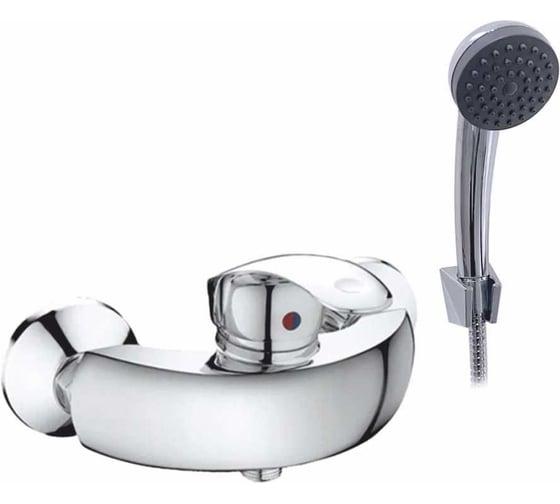 Изображение товара Смеситель для ванны INGROSSO 362C-2 Alice хром, без излива, душевая лейка, картридж 40 мм УТ-00054894