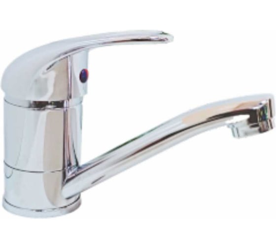 Изображение товара Смеситель для раковины (мойки) INGROSSO B04-15-11 Oggetto, латунь, гусак 15см,картридж 40мм, гайка УТ-00051377