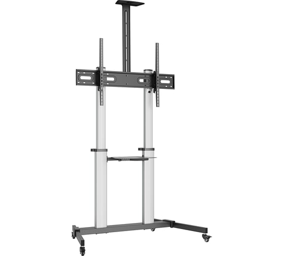 Изображение товара Мобильная стойка для ТВ и профессиональных дисплеев 60-100 Palladium 100 кг, чёрная модель 15 116477
