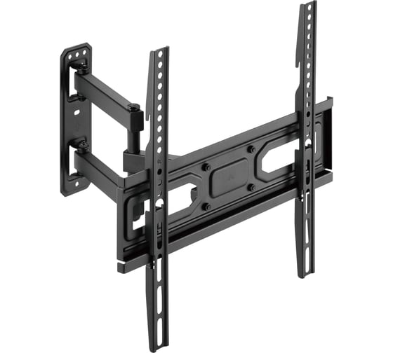 Изображение товара Кронштейн для телевизора 32-55 наклонно-поворотный настенный Palladium 35 кг, чёрный, модель 11 116473