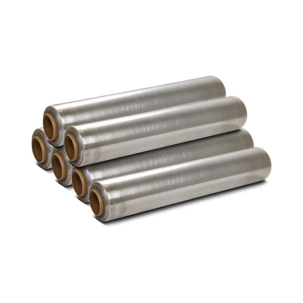 Изображение товара Стрейч пленка вторичная Волга Полимер 20-23 мкм 1кг 500 мм 6 штук