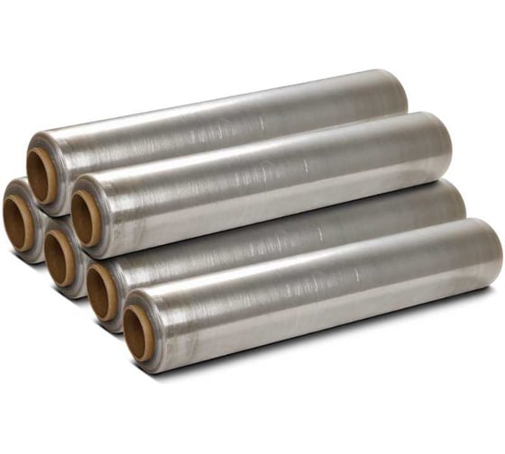 Изображение товара Стрейч пленка вторичная Волга Полимер 20-23 мкм 1кг 500 мм, 6 штук SP1038мп6