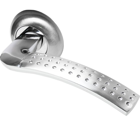 Изображение товара Ручка Doorlock DL Loft A19R CP/SN полированный хром/матовый никель, A=35-55 мм 73231