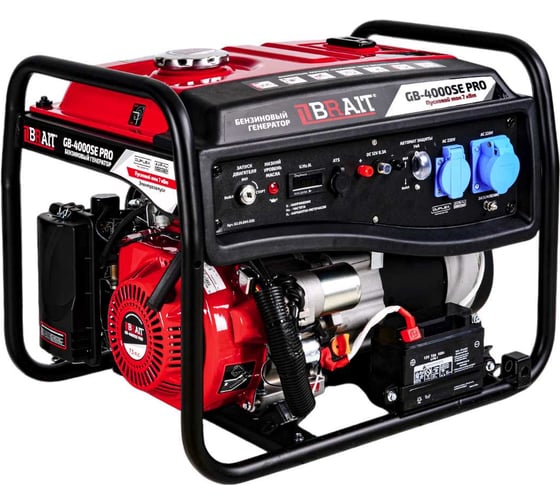 Изображение товара Генератор бензиновый BRAIT GB-3800SE PRO 02.01.096.035