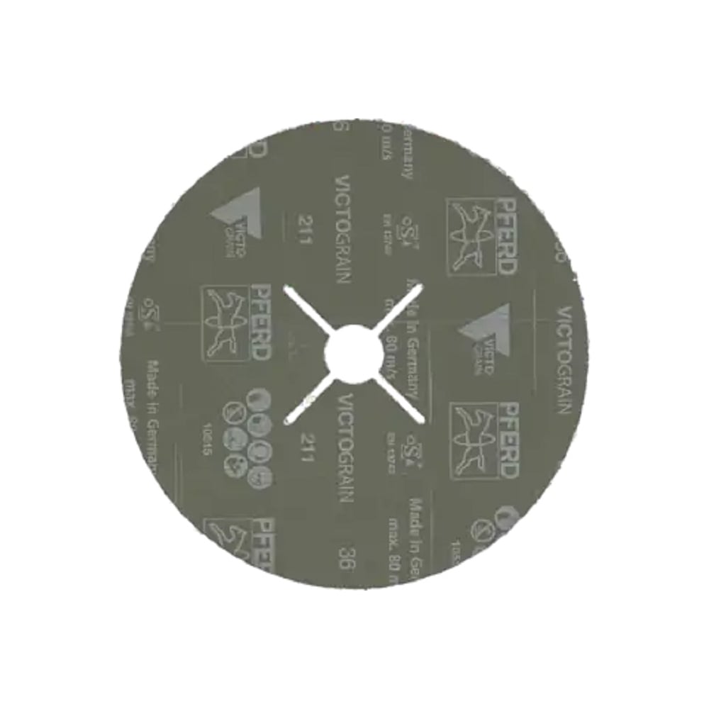 Изображение товара Шлифовальный диск PFERD FS 180-22 VICTOGRAIN 36 для металла