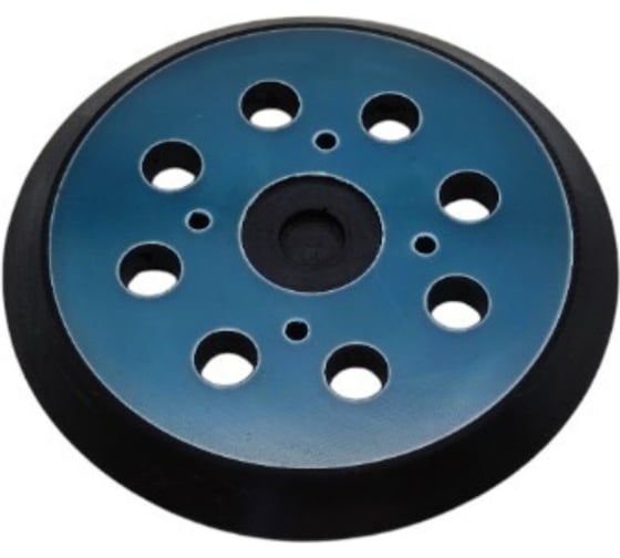 Изображение товара Подошва для китайских шлифмашин VEBEX 125 мм, 4 отверстия (черная) АГ526422