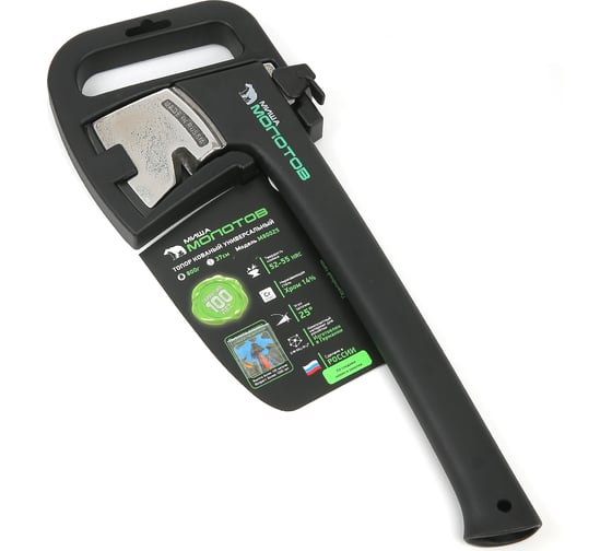 Изображение товара Универсальный топор со следами ковки и закалки Миша Молотов М80025К