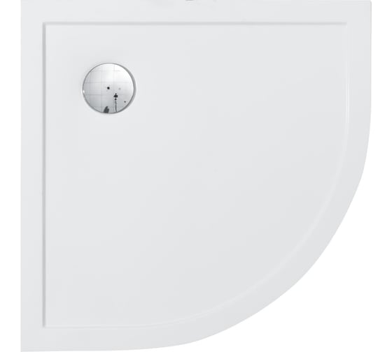 Изображение товара Душевой поддон из литьевого мрамора AQUATON Калифорния М 90x90 четверть круга белый 1A737836CA010