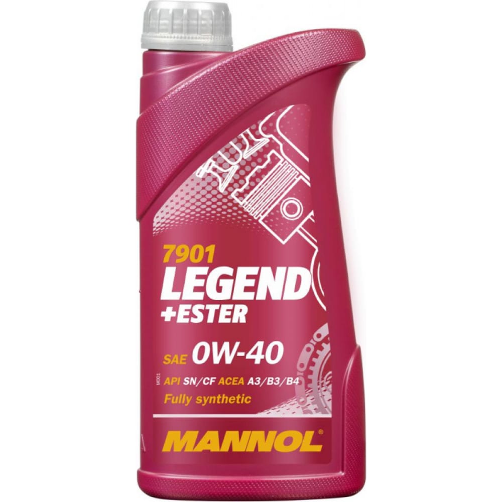 Синтетическое моторное масло MANNOL 0W40 1000 LEGEND ESTER 0W40 - фото 1