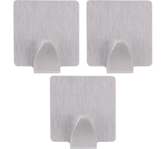 Изображение товара Крючок МУЛЬТИДОМ Квадрат набор 3 шт. мал. NEW VL27-115