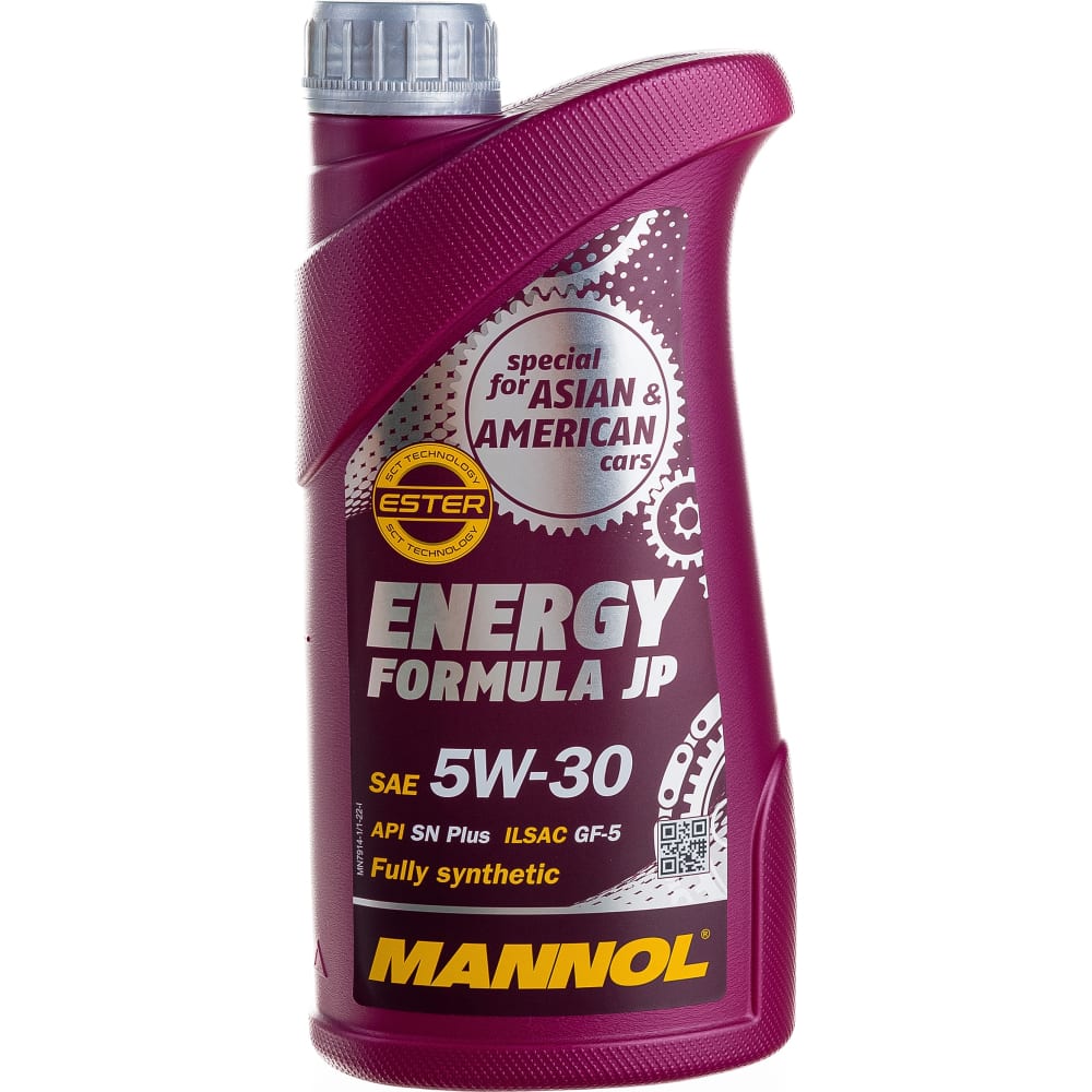 Синтетическое моторное масло MANNOL 5W30 1059 ENERGY FORMULA JP 5W30 - фото 1