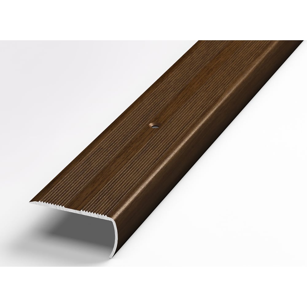 Угловой алюминиевый декоративный порог Лука угловой стол левый угол 1150 × 1100 × 780 мм венге