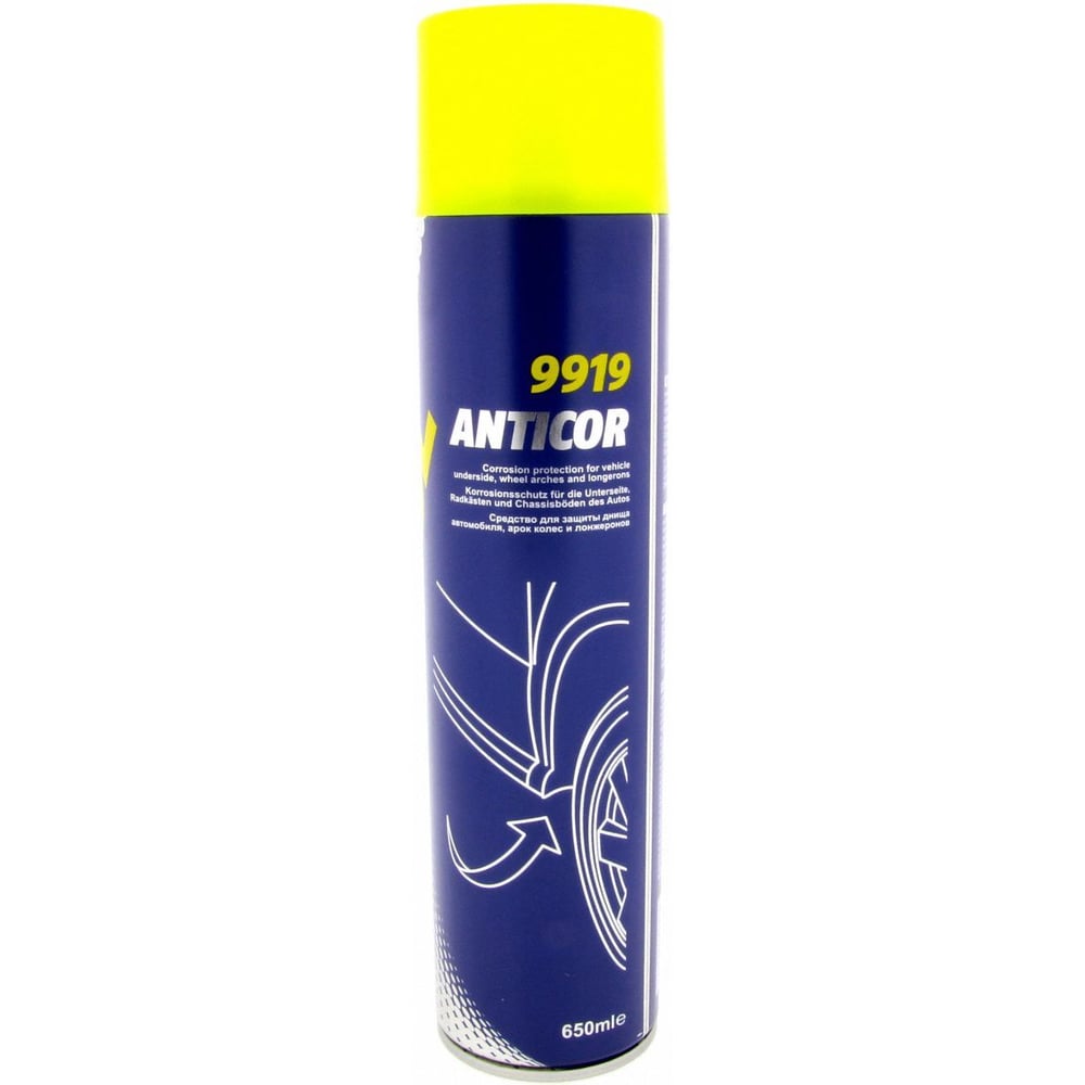 Изображение товара MANNOL ANTICOR SPREY Средство защиты днища арок колес 650 мл черный