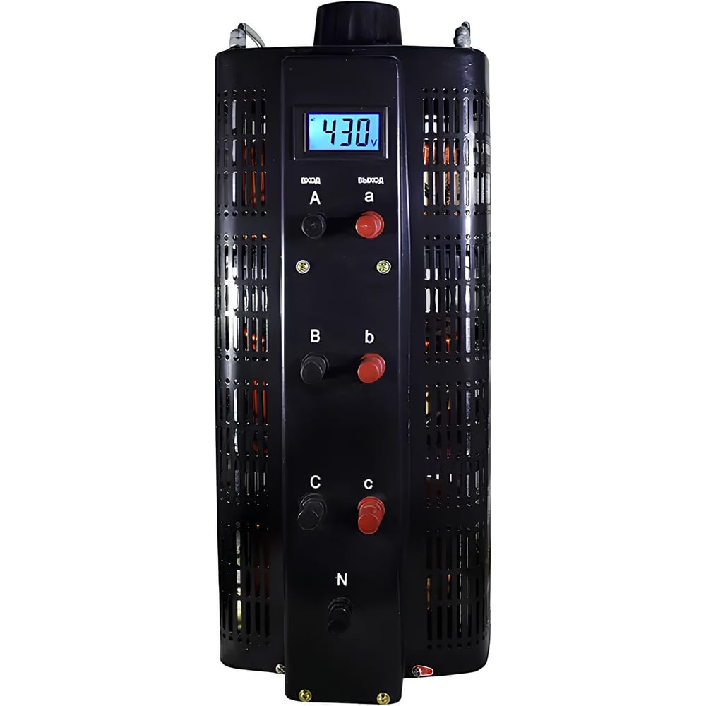 Изображение товара Трехфазный автотрансформатор SUNTEK 15000ВА, регулировка 0-520 В, мощность 15 кВт