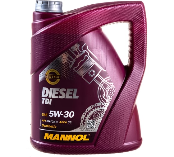 Изображение товара Синтетическое моторное масло MANNOL DIESEL TDI 5W30 5 л 1036