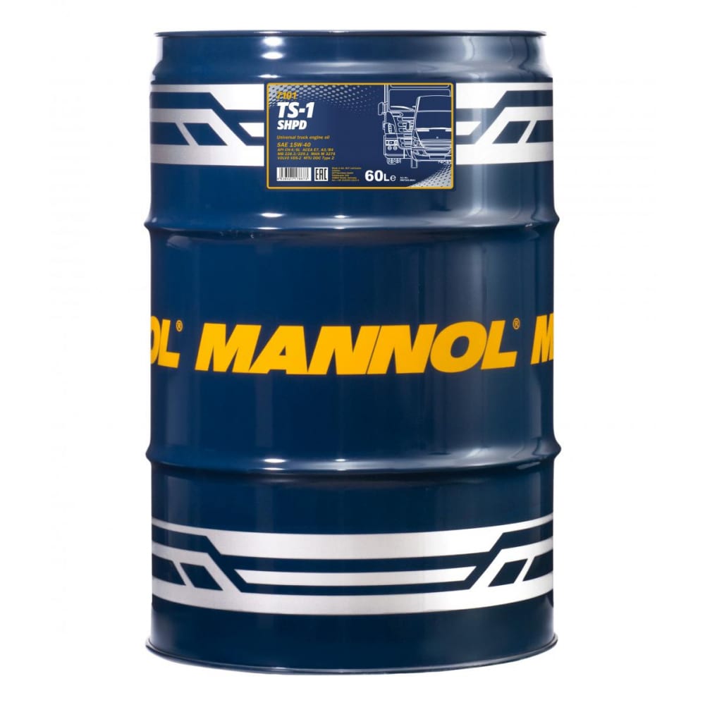 Минеральное моторное масло MANNOL 15W40 1239 TS-1 SHPD 15W40 - фото 1