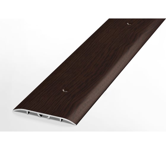 Изображение товара Порог прямой алюминиевый декоративный (60 мм, 1,8 м, Дуб венге) ЛУКА УТ000012476