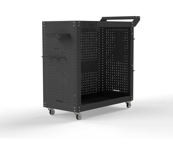 Изображение товара Тележка инструментальная ООО Металекс Тип 3 800x350x800 мм, 2-е полки, серый 118354