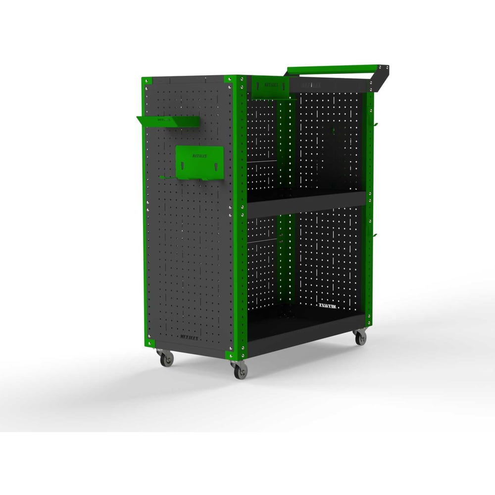 Изображение товара Тележка инструментальная Металекс Тип 3 900x400x950 мм 3 полки Изображение товара Тележка инструментальная Металекс Тип 3 900x400x950 мм 3 полки