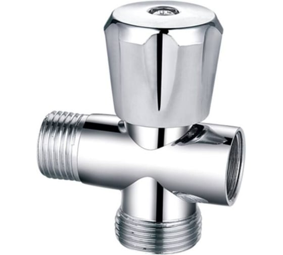 Изображение товара Вентиль трехпроходной ООО ПКФ Сварком 1/2x1/2x3/4 гшш s065147