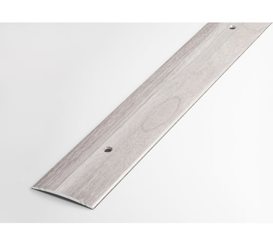 Изображение товара Порог прямой алюминиевый декоративный (37 мм, 1,35 м, Ясень белый) ЛУКА УТ000023268