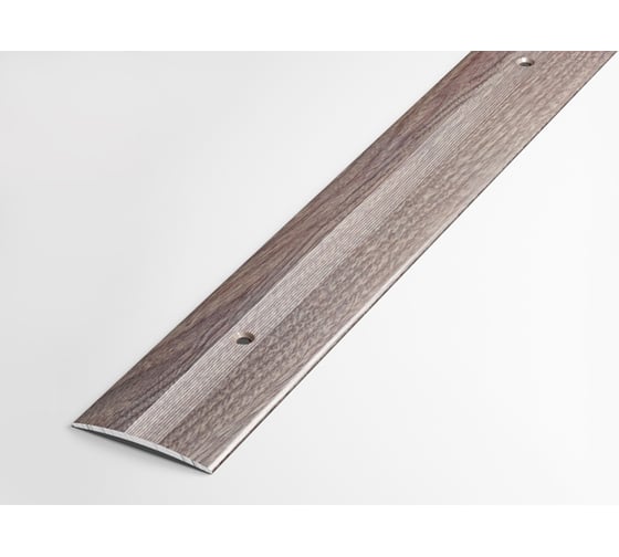 Изображение товара Порог прямой алюминиевый декоративный (37 мм, 1,35 м, Дуб дымчатый) ЛУКА УТ000023266