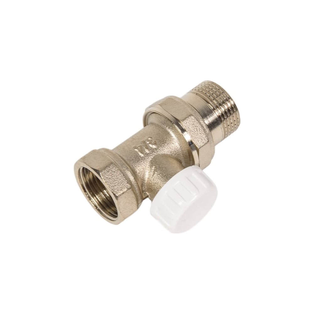 Изображение товара Клапан настроечный запорный для радиатора прямой ООО ПКФ Сварком 3/4 HB/500A s070298