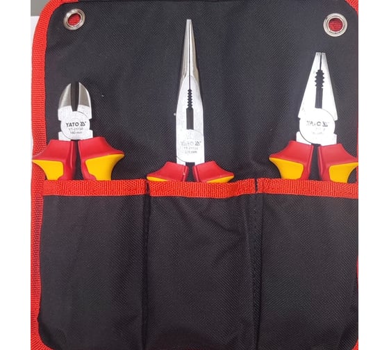 Изображение товара Набор плоскогубец YATO VDE 3 шт YT-39600