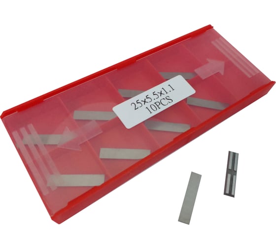 Изображение товара Нож сменный твердосплавный FHONK FHONK 25x5.5x1.1 HW 35 Z=4 (упаковка 10шт) 255511FK07-10