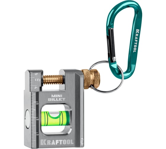 Изображение товара Брусковый магнитный уровень KRAFTOOL Mini Billet 50 мм 34791