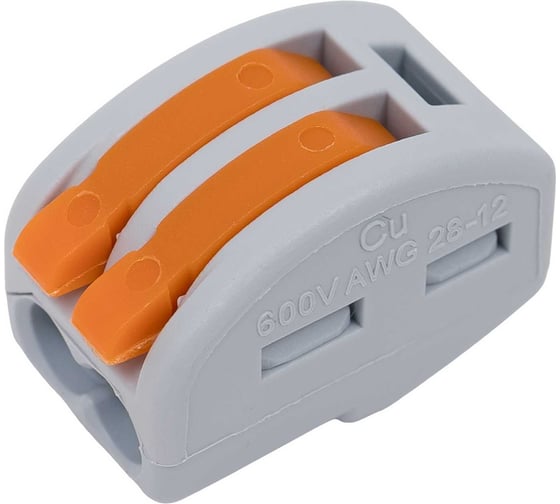 Изображение товара 2-х проводная клемма 100 шт/уп Gigant GCT-222-412-100