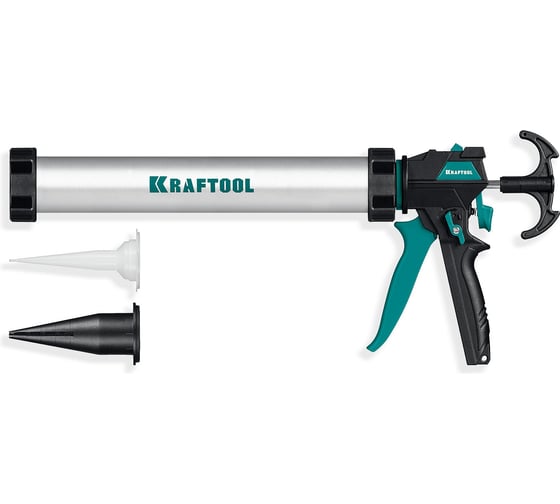 Изображение товара Универсальный закрытый пистолет для герметика 600 мл KRAFTOOL Ultra 06677-60