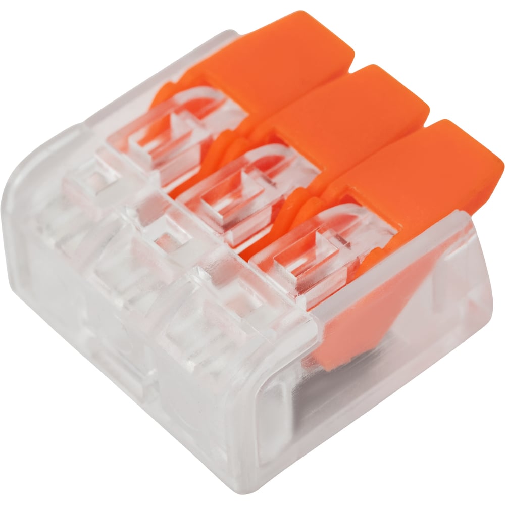 Изображение товара Gigant 3-х проводная клемма GCT-221-413-100 для электромонтажа с 3 зажимами