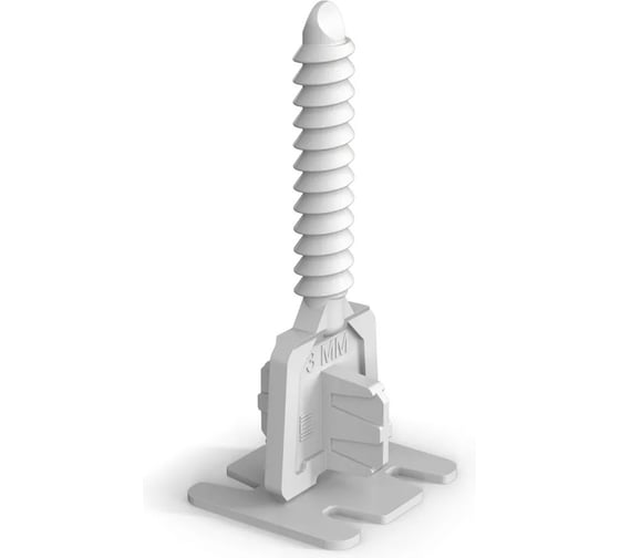 Изображение товара Система выравнивания плитки | корректор шва BASIS Т-образный, 3мм, 100 шт, пакет 30122443/8