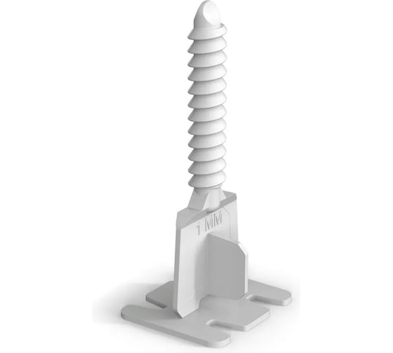 Изображение товара Система выравнивания плитки | корректор шва BASIS Т-образный, 1мм, 100 шт, пакет 30122443/2